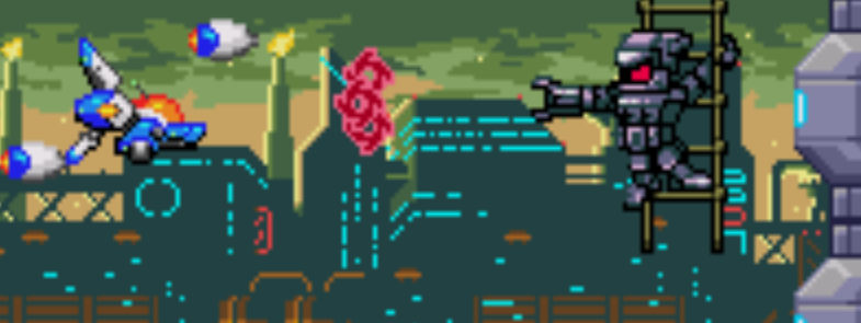 Hi Genesis World! I had a hard time waking up this morning, but I was too excited to integrate the shots to this new mecha in Irena Genesis Metal Fury. I can't wait to see this enemy in action! #メガドライブ #segagenesis #megadrive #sega #retrogaming #16bit #shmup #homebrew