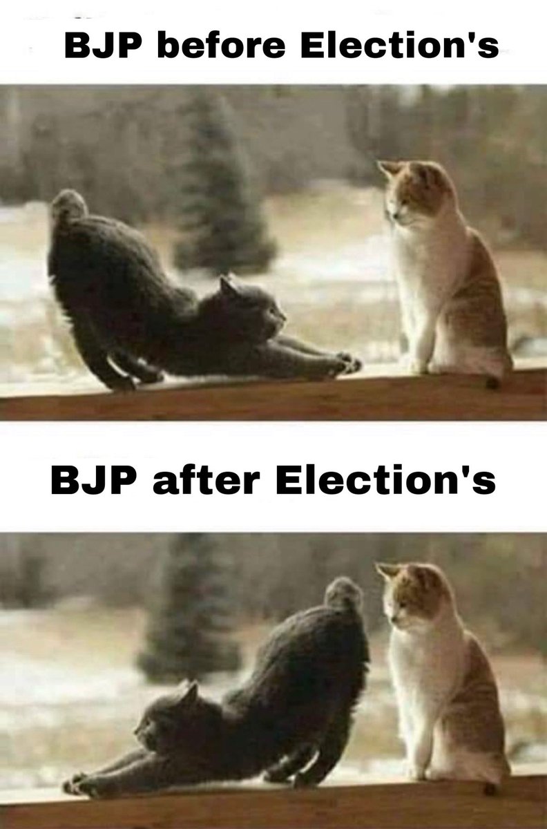 BJP before and after election’s twitter.com/i/spaces/1dRKZ…