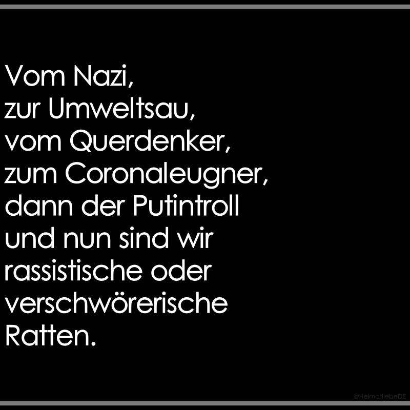 HeimatliebeDE's tweet photo. Und all diese Beleidigungen nur, weil wir unsere eigene Meinung vertreten. 

#GEZabschaffen https://t.co/4xVgiruBrO