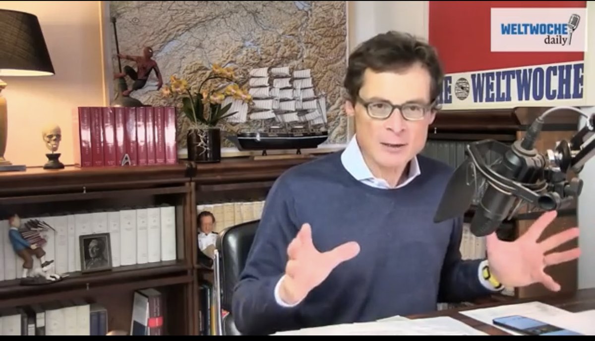 Weltwoche Daily: Rund eine Million Zuschauer im Monat Oktober. Weltwoche-Daily-Weltrekord! Vielen herzlichen Dank! Ich werde alles daran setzen, Sie jeden Tag in zwei Sendungen weiterhin unabhängig, kritisch und gut gelaunt zu informieren und zu unterhalten.