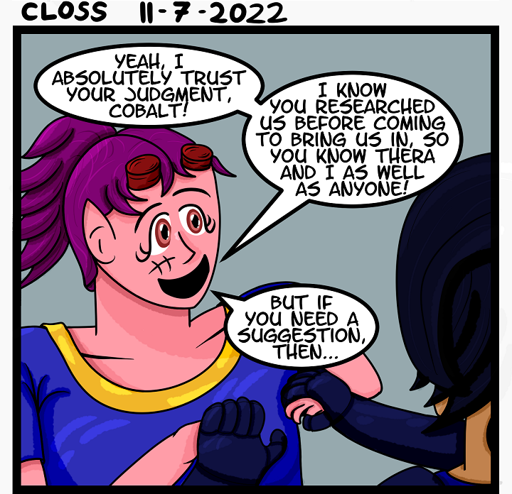 DaGuildmistress's tweet photo. Today's Comic: Suggestive Schemes

Thinking of leaving ol' Twitter dot com? Make sure you sign up for my mailing list before you go-go, and get a free comic for your trouble! Win-win! https://t.co/zgwSOxYW5d https://t.co/vJi21YjzHn