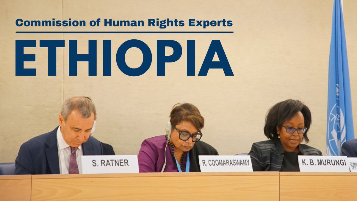 The UN Commission of Human Rights Experts on #Ethiopia has welcomed the peace deal between the parties to the conflict in the country.

The Commission also welcomed commitments to the cessation of hostile propaganda, rhetoric and hate speech.

STATEMENT ➡️ shar.es/af4Pjp