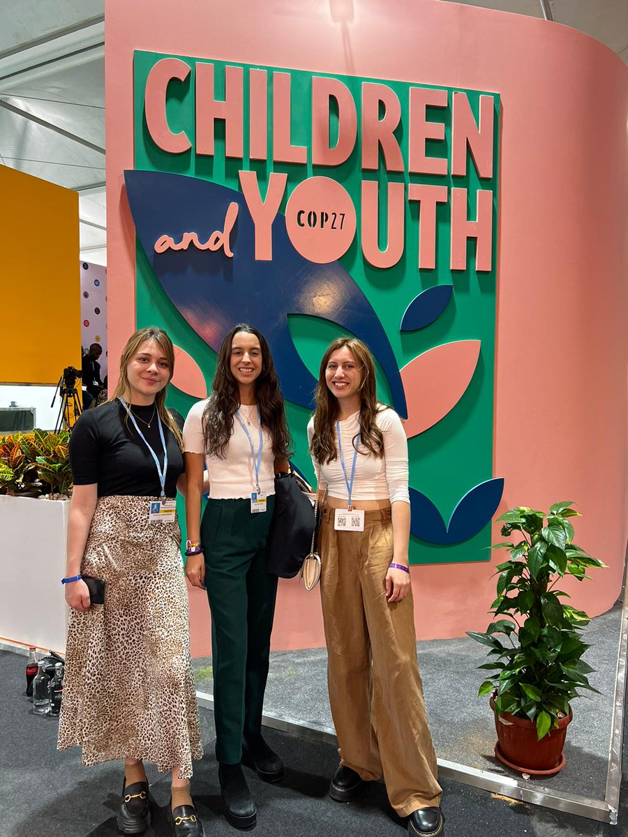 Alexandria Villaseñor (@alexandriav2005) on Twitter photo There's a Children and Youth Pavillion at #COP27 !!
We'll be here meeting with decision makers & advocating for youth and future generations!
at <a href="/CYPavilion/">COP28 Children and Youth Pavilion</a>
I'm with @Petitameract (Spain) & Isabella Sabrina de Barros (Brazil) from <a href="/Earth_Uprising/">Earth Uprising International</a> Global Youth Leadership Council! There's a Children and Youth Pavillion at #COP27 !!
We'll be here meeting with decision makers & advocating for youth and future generations!
at <a href="/CYPavilion/">COP28 Children and Youth Pavilion</a>
I'm with @Petitameract (Spain) & Isabella Sabrina de Barros (Brazil) from <a href="/Earth_Uprising/">Earth Uprising International</a> Global Youth Leadership Council!