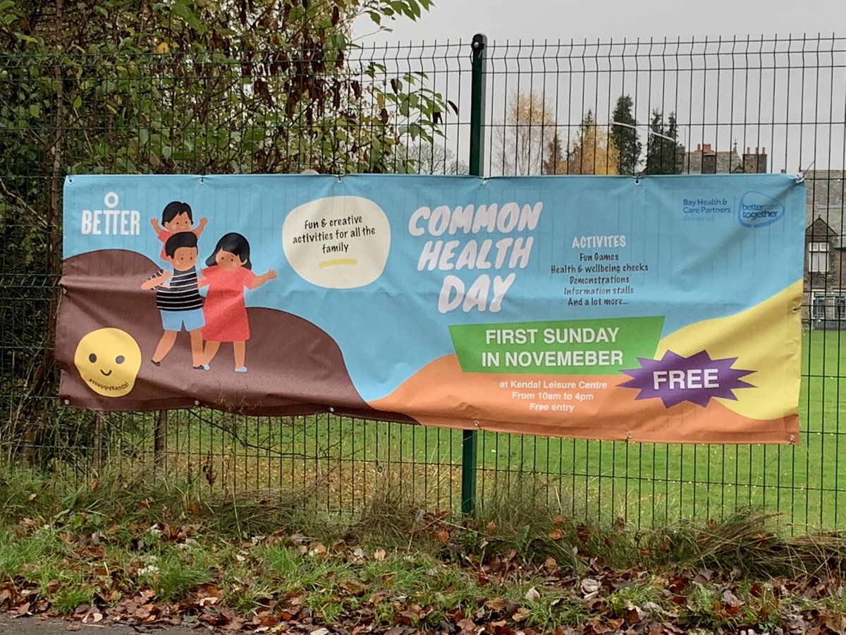 Public Health 5-19 (@healthy5to19) on Twitter photo Supporting the Kendal Common Health Day at the Leisure centre.Come on down and be part of all the fun <a href="/KendalICC/">Kendal ICC</a> #PublicHealth #health <a href="/CumbriaCC/">Cumbria County Council</a> <a href="/NCICNHS/">North Cumbria Integrated Care NHS Foundation Trust</a> Supporting the Kendal Common Health Day at the Leisure centre.Come on down and be part of all the fun <a href="/KendalICC/">Kendal ICC</a> #PublicHealth #health <a href="/CumbriaCC/">Cumbria County Council</a> <a href="/NCICNHS/">North Cumbria Integrated Care NHS Foundation Trust</a>