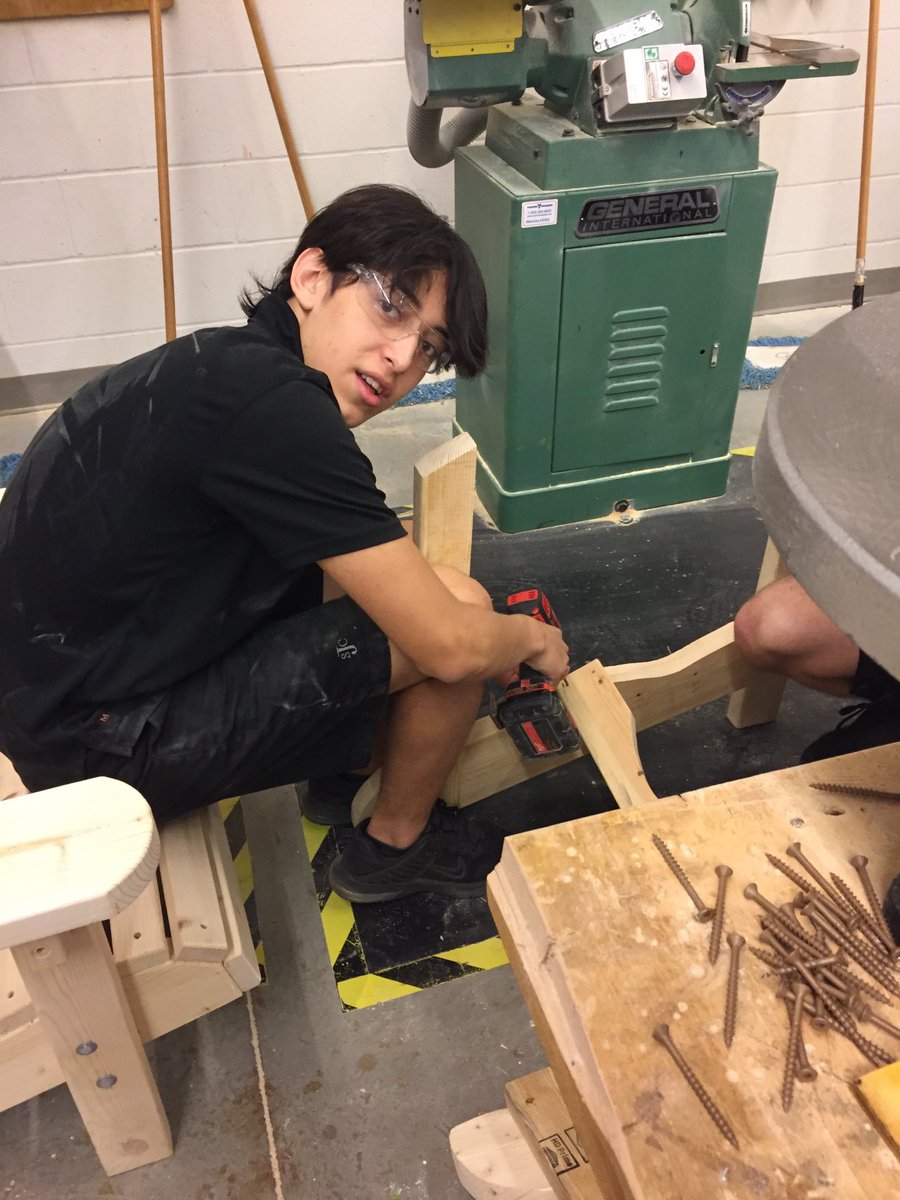 Construction Engineering students ⁦<a href="/SJCEagles/">St. John's College</a>⁩ are working hard to meet their deadlines. Bravo 👏 students, keep up your great work! ⁦<a href="/SJCTechEd/">SJC Technology Department</a>⁩ ⁦<a href="/OYAPbhncdsb/">OYAP BHNCDSB</a>⁩ ⁦<a href="/edgefactor_/">Edge Factor</a>⁩ ⁦<a href="/skillsontario/">Skills Ontario</a>⁩ ⁦<a href="/Skills_Canada/">Skills Canada</a>⁩