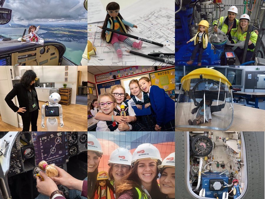 RaffaellaOcone's tweet photo. Ready to go! The @WES1919 Lottie Tour is here!  My Lea is ready to embark on her annual tour discovering the amazing work of engineers (travelling with me this coming week) #WESLottieTour. https://t.co/8n7Pirb5vj