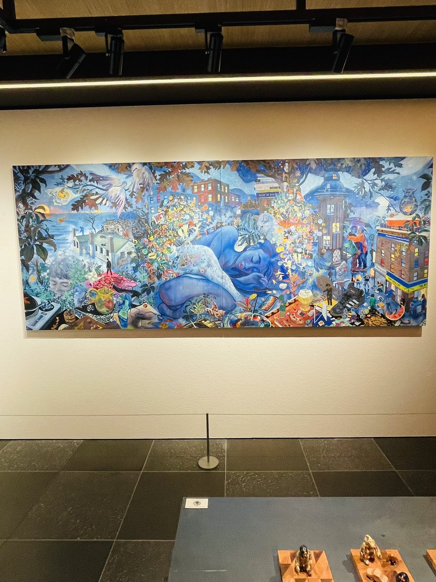 yokoi_10's tweet photo. 岡安秀士さんの個展
『みみをすます / Whisper of the Midnight』
作家がNY在住のためインスタでしか作品を見れていなかったがようやく生鑑賞…何でもありでごちゃ混ぜなNYのストリートのエネルギッシュな感じが堪らない♨️
#岡安秀士 #ShutoOkayasu
#ニューヨーク #newyork #ny #nyc https://t.co/ZH0eFmRqIh