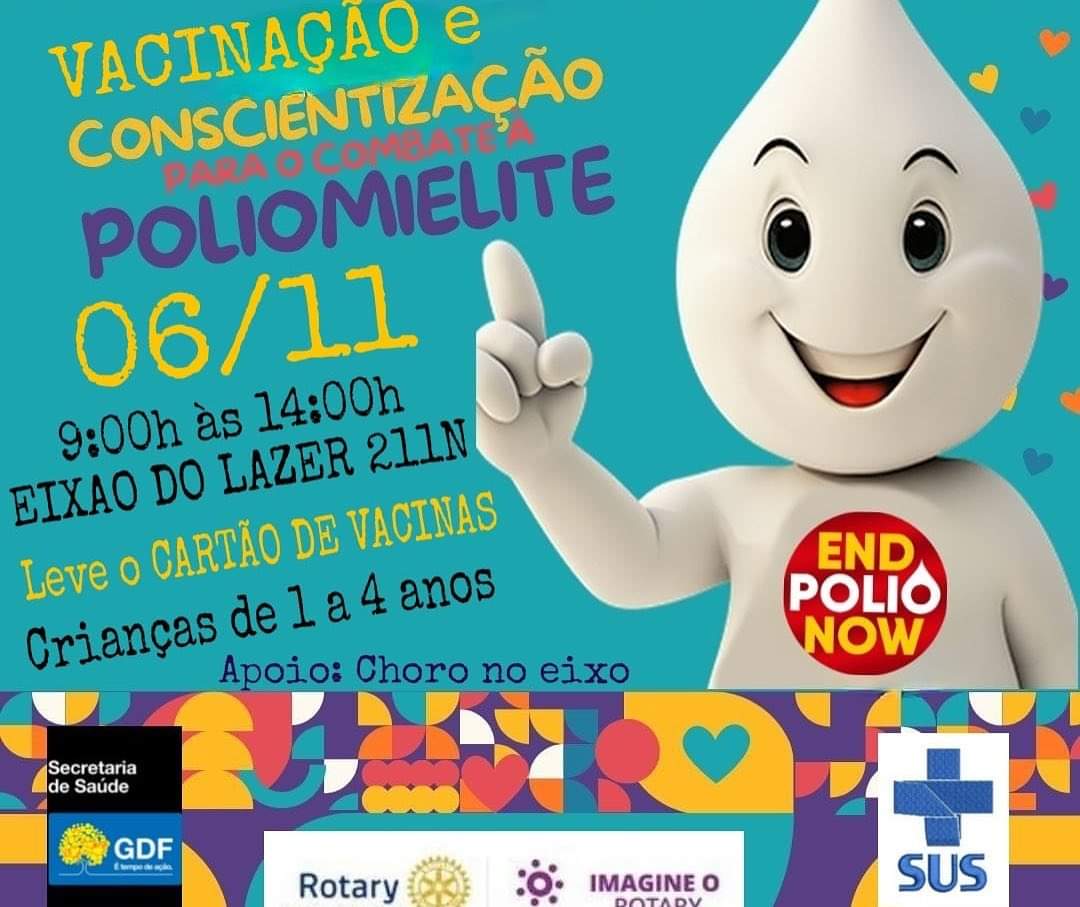 RotaryPirenopol's tweet photo. Hoje , #RotaryemAcao #endpolio https://t.co/3aNHM8pXcL