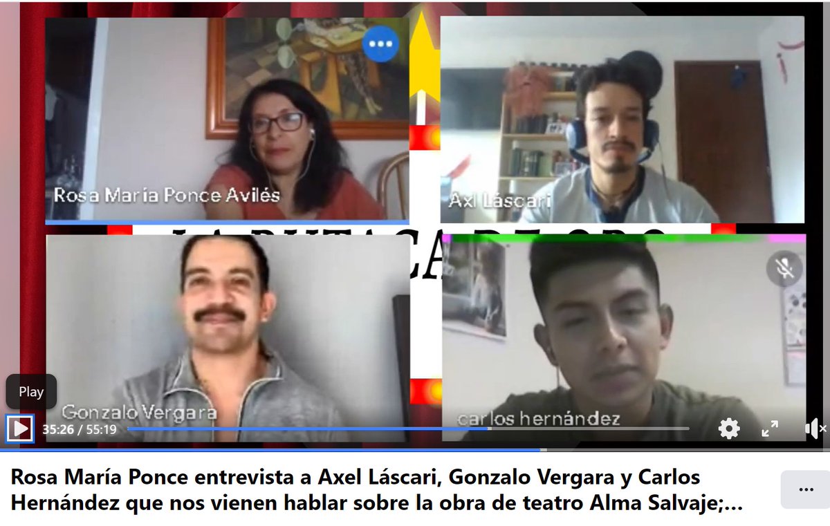TellingHumans's tweet photo. ALMA SALVAJE, by TH founding member William C. Bietsch. @ForoShakespeare Mexico City. Actors &amp; director discuss their recent performance &amp; new play development. https://t.co/Q5DrlFwRCn https://t.co/hZu3sIXEPZ