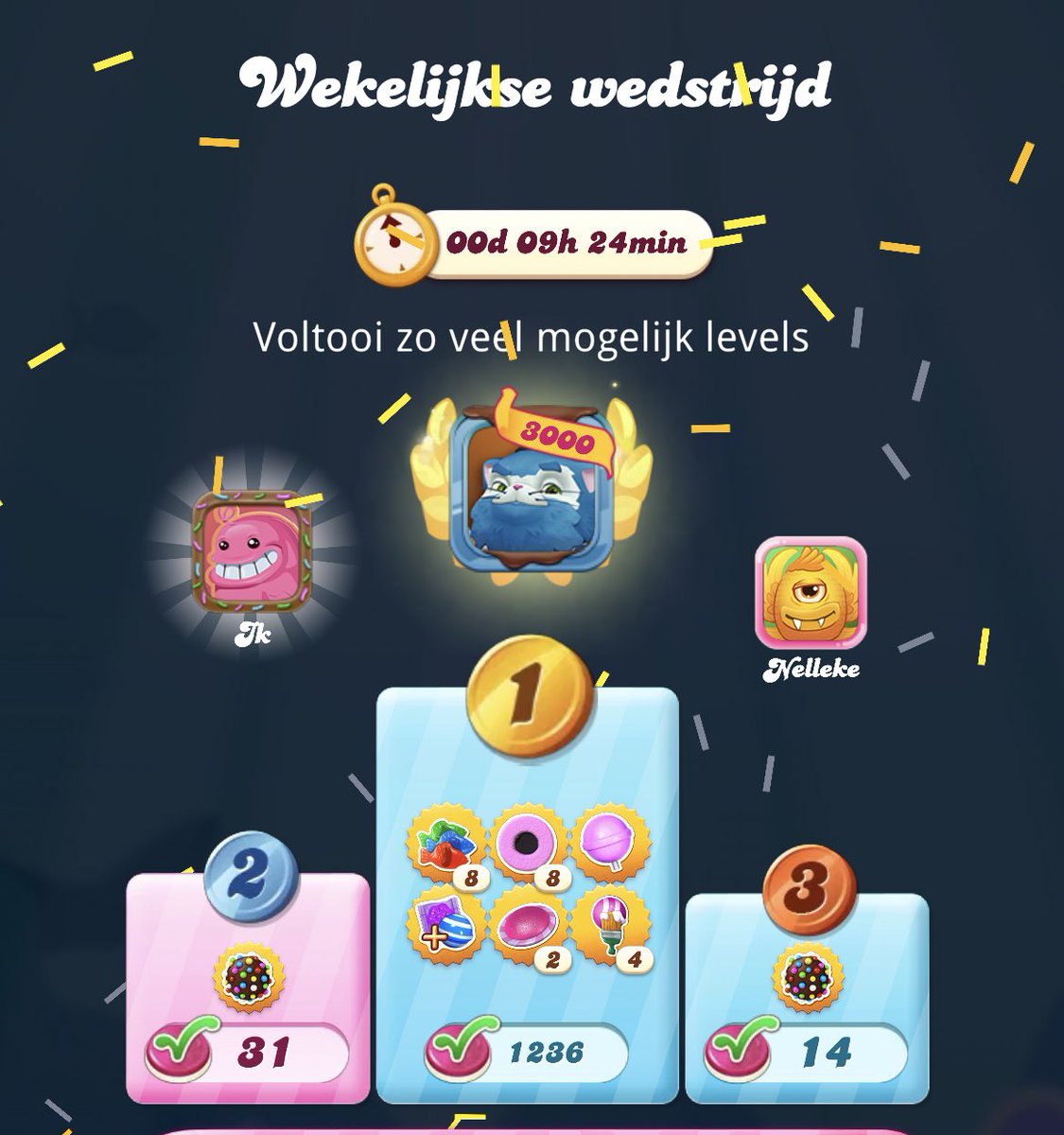Guilty pleasure om af en toe te ontspannen: Candy Crush. Was lekker bezig deze week, maar één iemand heeft vandaag 1236 levels uitgespeeld?! Hahahaha sure. Iemand heeft een cheat gevonden en speelt het op een ander manier. <a href="/candycrush/">キャンディークラッシュ</a> <a href="/CandyCrushCBS/">CandyCrushCBS</a> #cheat #doorgestokenkaart