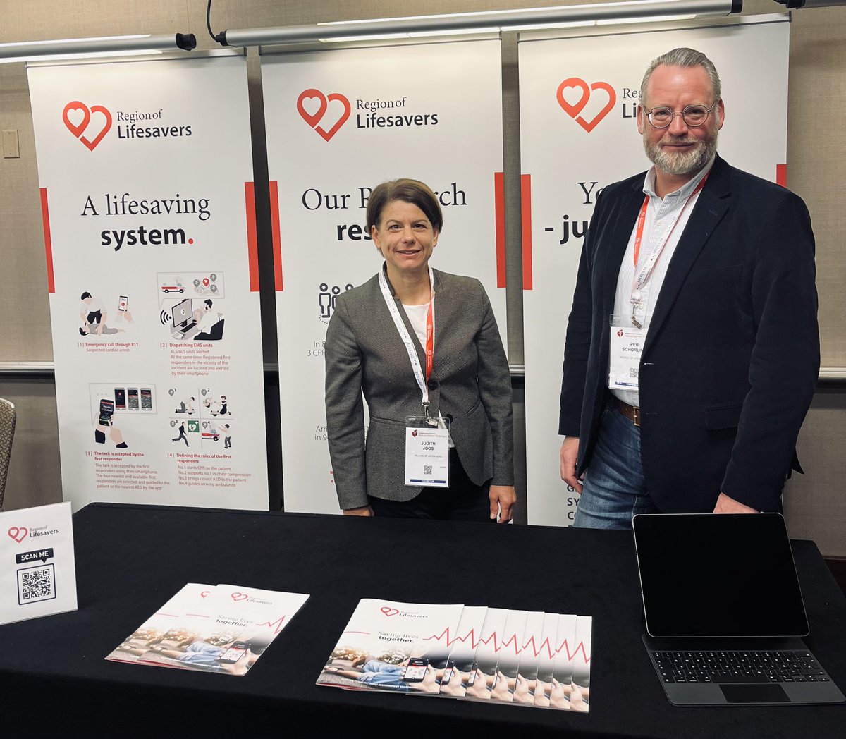 FirstAED's tweet image. Day 2 of the #ReSS22
has commenced and you still have the chance to learn more about the fastest growing European Smartphone Alerting System. 
More than 20 international publications document the effect of the system with high survival rates after #cardiacarrest.