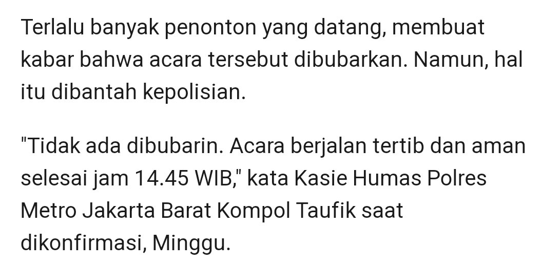 loey_vely61's tweet photo. Owhhh makanya kok dr pihak kepolisian ngomong kalo ngak ada pembubaran, ternyata acaranya dipercepat hmm... #sehunxwhitelab #ScientistGanteng #sehun #์ธํ https://t.co/pZrZCAXlRO