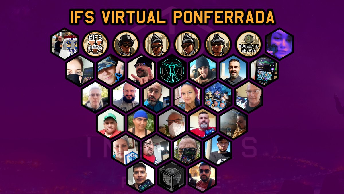 ClisPlisK's tweet photo. Foto grupal del IFS Virtual de Ponferrada del mes de Noviembre. #IngressFS #Ingress #IngressFirstSaturday #IngressFSatHome https://t.co/YkZ903Yh03