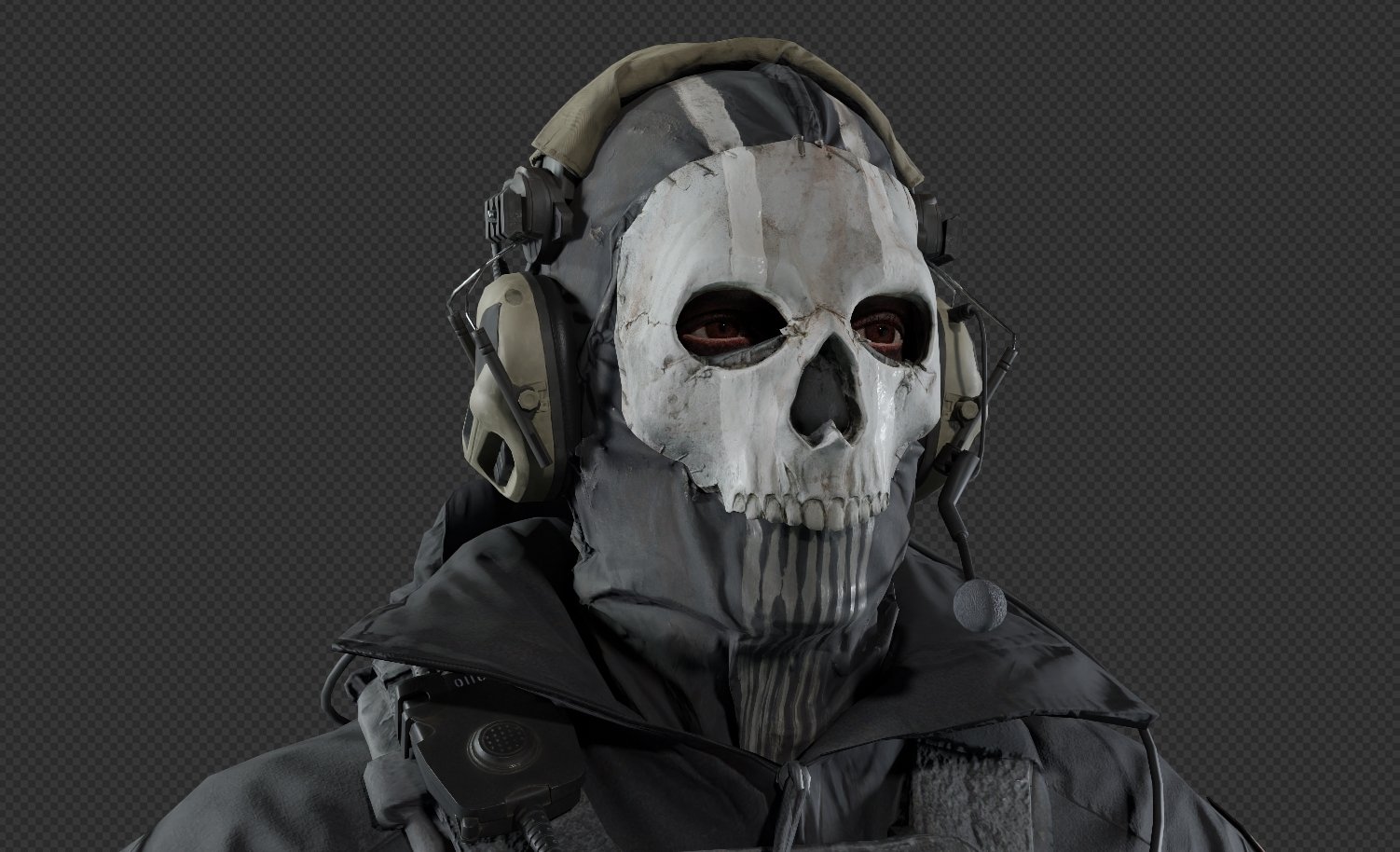 2022 Modern Warfare 2 Ghost Mask 