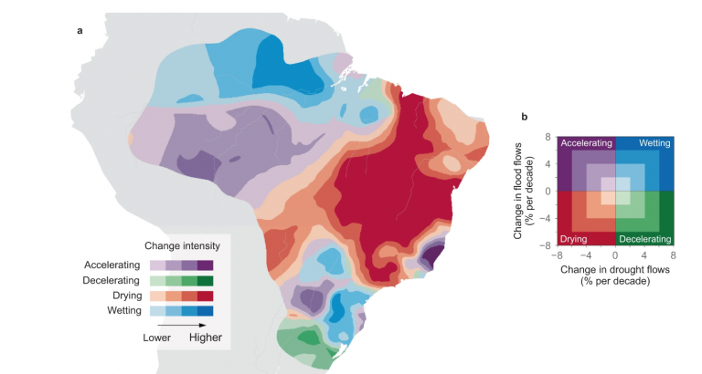 Nice work just published by the team led by Pedro Chaffe from Federal University of Santa Catarina. Check this out @KinarNicholas 
 
Climate and land management accelerate the Brazilian water cycle
nature.com/articles/s4146…