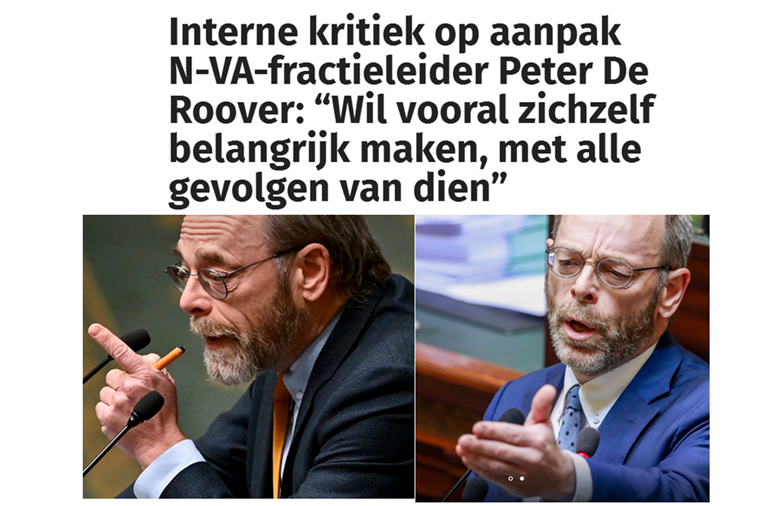 peetersfrank2's tweet photo. Zó populair is deze mister nobody, zelfs in eigen rangen.

#WegErmee #Profitariaat
- https://t.co/41wpkCaCtn