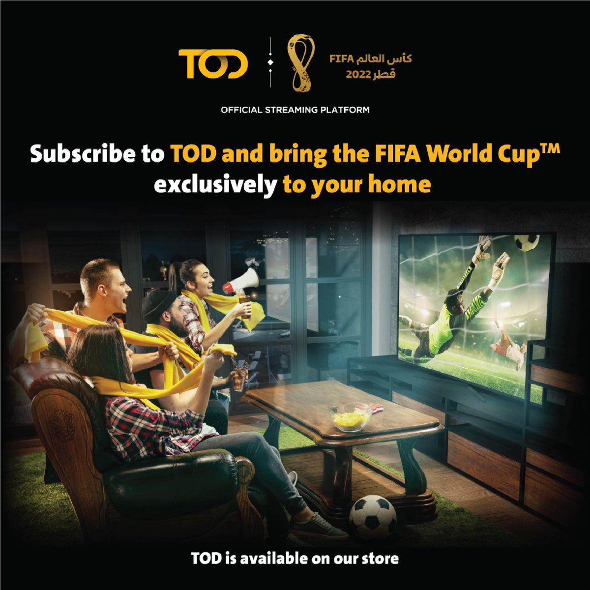 VirginMegaKSA's tweet photo. .
جاهزين لكاس العالم؟ اشترك في TOD ولاتفوت ولا مباراة!⚽️😍
متوفر الآن أونلاين و في فروعنا!
Are you ready for the World cup? Subscribe to TOD and never miss a match!⚽😍
Available Now Online & In-Stores!
#VirginMegaKSA #WorldCup https://t.co/O0SkuEEYRE