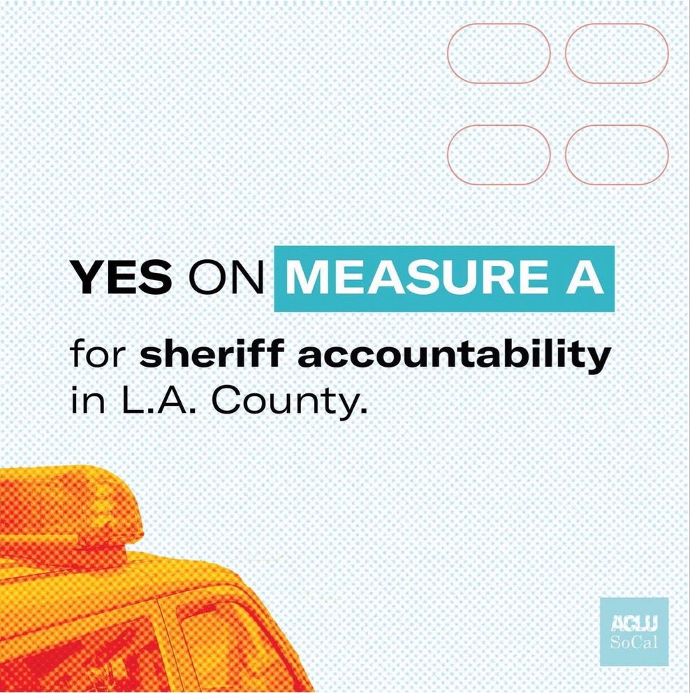 MarkRuffalo's tweet photo. L.A. has been terrorized by deputy gangs for over five decades. Federal investigations have uncovered extensive misconduct. Sheriffs refuse to discipline the officers involved. Vote #YesOnMeasureA for sheriff accountability. @yesonala https://t.co/bKE1PChjjk