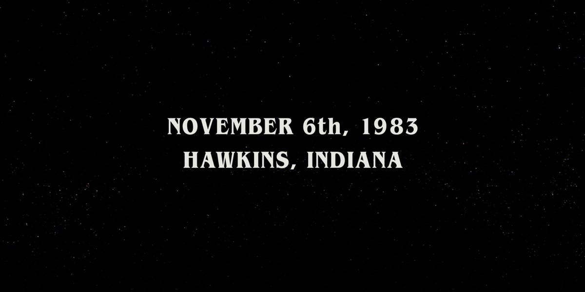 39 years ago today, Will Byers went missing...