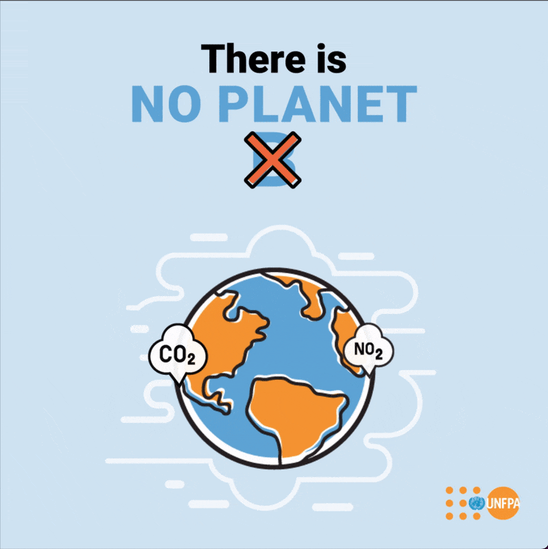 🌎 Earth is our ONLY safe planet!

When #climate disasters hit, we should ensure that the dignity of women and girls is protected. 

As #COP27 kick off in #Egypt, see what <a href="/UNFPA/">UNFPA</a> is doing to address #ClimateChange worldwide: unfpa.org/climate-change

#ClimateAction