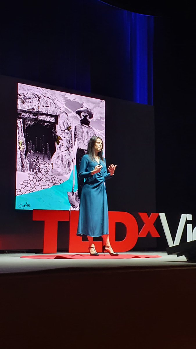 SerenaTabacchi's tweet photo. #RarePepe, @XCOPYART, @Coldie, @hex6c made an appearance on the @TEDxVicenza stage yesterday! 

Talking all things #web3 to the Italian crowd 👩‍💻 https://t.co/WoWBK2m3I8