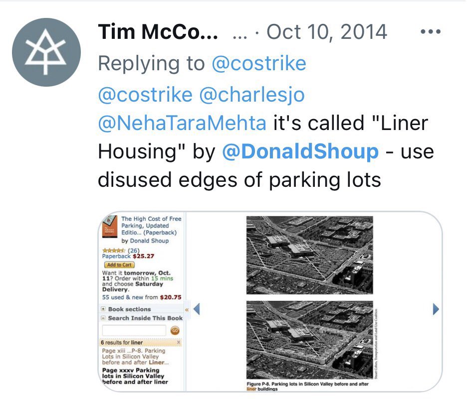 @andersem @evanmanvel what if we're missing the forest for the trees, & could see the US's abundant free parking as solution path, vs problem; as near-'free' land reusable for lowest-cost housing, as in @Sightline ADU analyses. Might be reused fast, eg w/'campground' or #ParkingDwellingPermit models