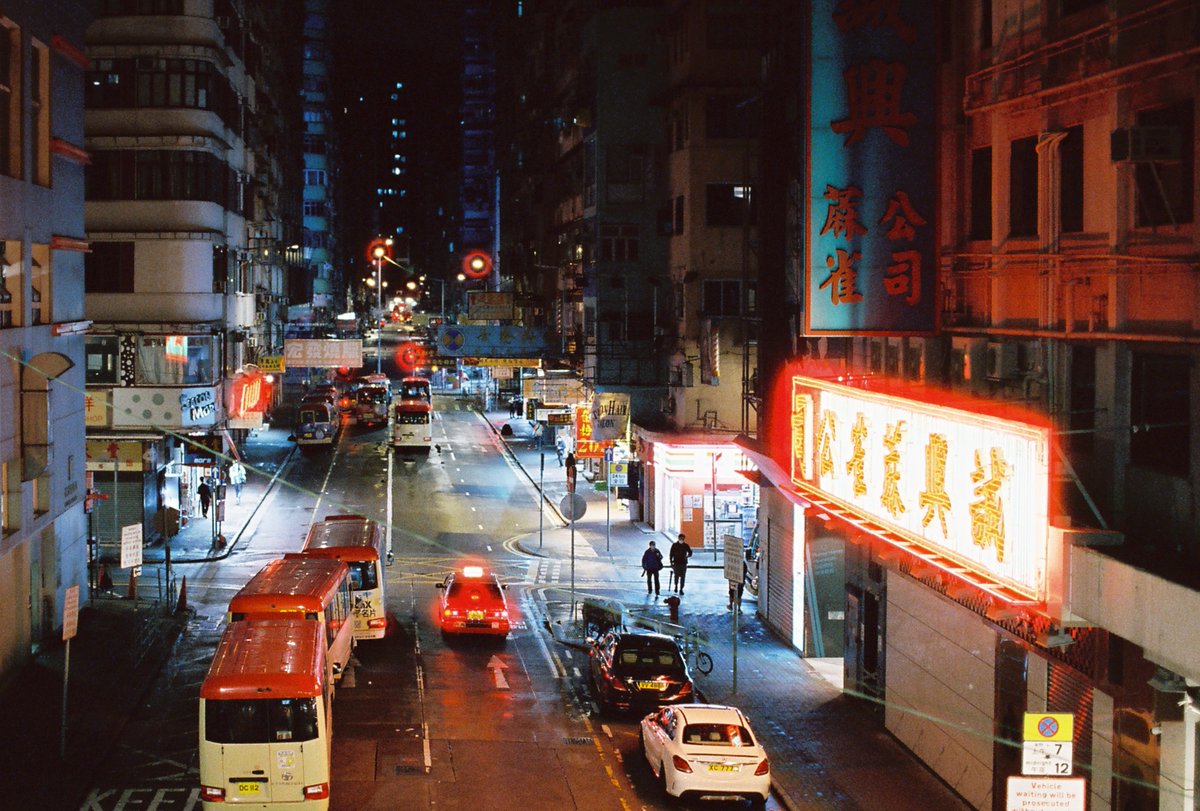 Filmic nights in Hong Kong
