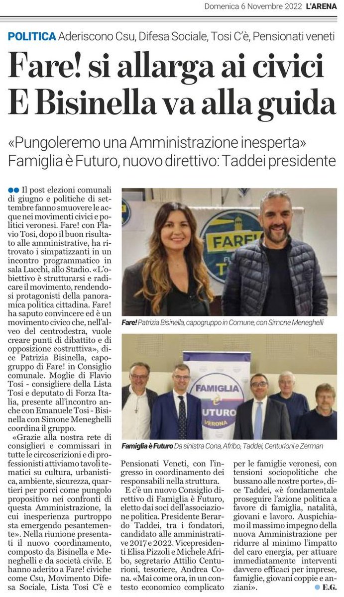 VeronalCentro's tweet image. Presentazione del nuovo Consiglio Direttivo di Famiglia è Futuro
@larenait
#famigliaèfuturo #veronalcentro #valeverona #Verona2022 #verona