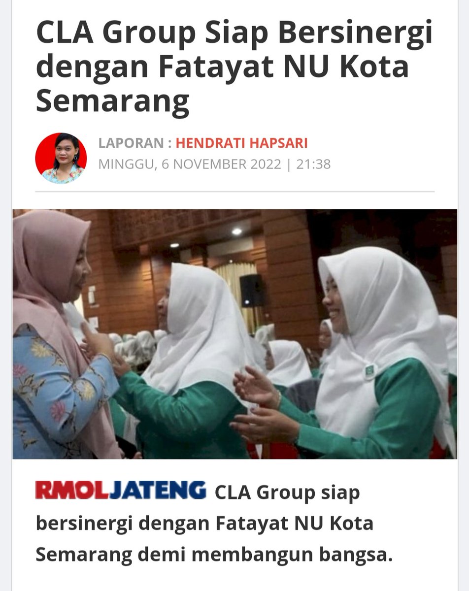 claudyn's tweet photo. https://t.co/63AbbRWHcE  #bergerakbersama

Bismillah.. Ijin Romo Yai @Ubaidullah_Sdq @muzamilmahmud https://t.co/llfkGF5WX9