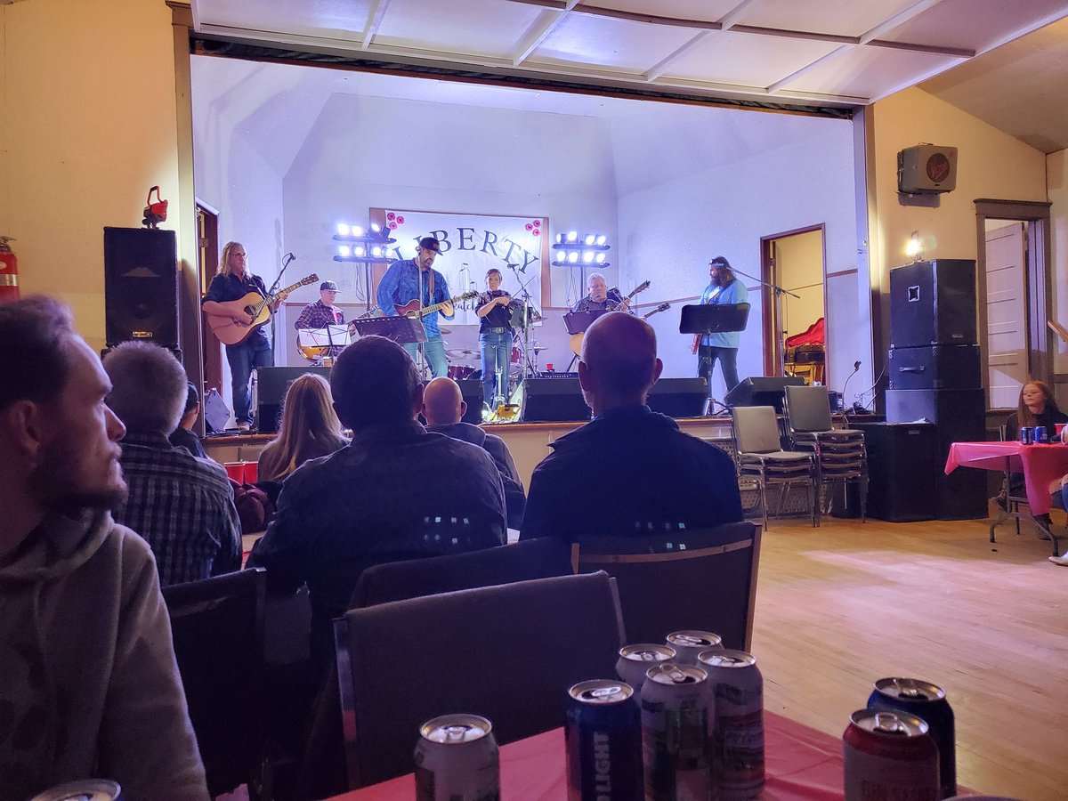Attended our small town fundraiser last night. Was awesome. Excellent meal followed by a concert. My farm neighbour, his kids and my high school band teacher played. What a great night.