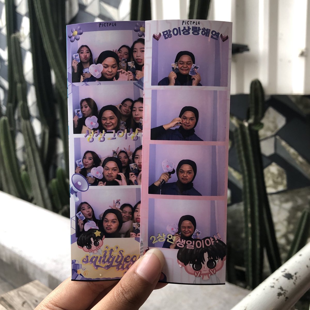 nyumoonpie's tweet photo. akhirnya hari ini bisa foto pake frame2 yg gemes iniii💐💗 @palgansushi @namasayanayla 

#DearMySangFrame #aesthetiQday #QandalionDay https://t.co/Ya5TwQYtB9