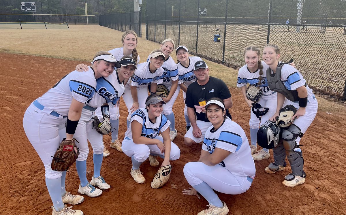 Good morning from Scenic City!  1-0 so far.  Looking to scratch out one more!  Go Chaos!🌪💙🥎