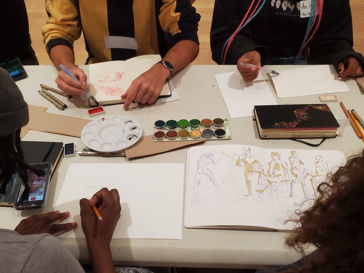 We are accepting applications for our second edition of Drawing All-Stars! A free pre-professional development program for high schoolers, grades 9-11 led by Teen Art Salon in partnership with The Drawing Center. 
Applications due by 11/23 at midnight: bit.ly/3Ulxrwt