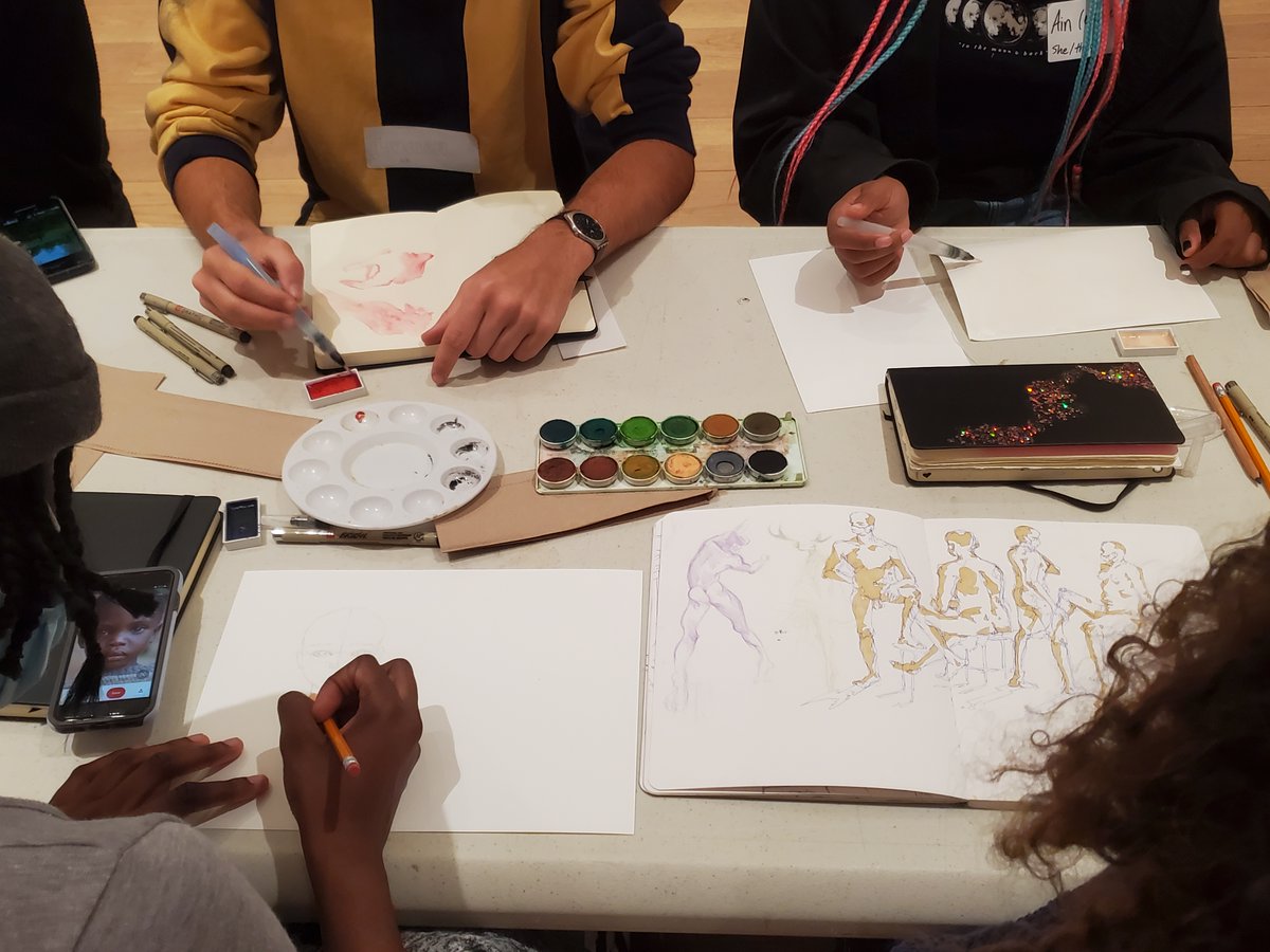 We are accepting applications for our second edition of Drawing All-Stars! A free pre-professional development program for high schoolers, grades 9-11 led by Teen Art Salon in partnership with The Drawing Center. Applications due by 11/23 at midnight: bit.ly/3Ulxrwt