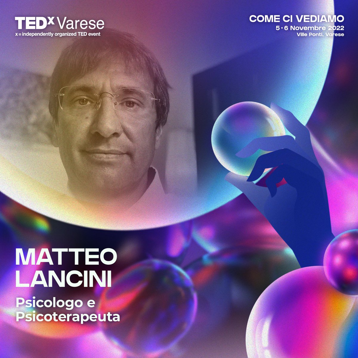 Età adulta ed età adolescenziale: due momenti cruciali della vita. Come avviene il passaggio fra i due? E che impatto hanno avuto le nuove tecnologie e la pandemia in queste due fasi? Ne discutiamo insieme allo psicologo e psicoterapeuta Matteo Lancini. #TEDxVarese