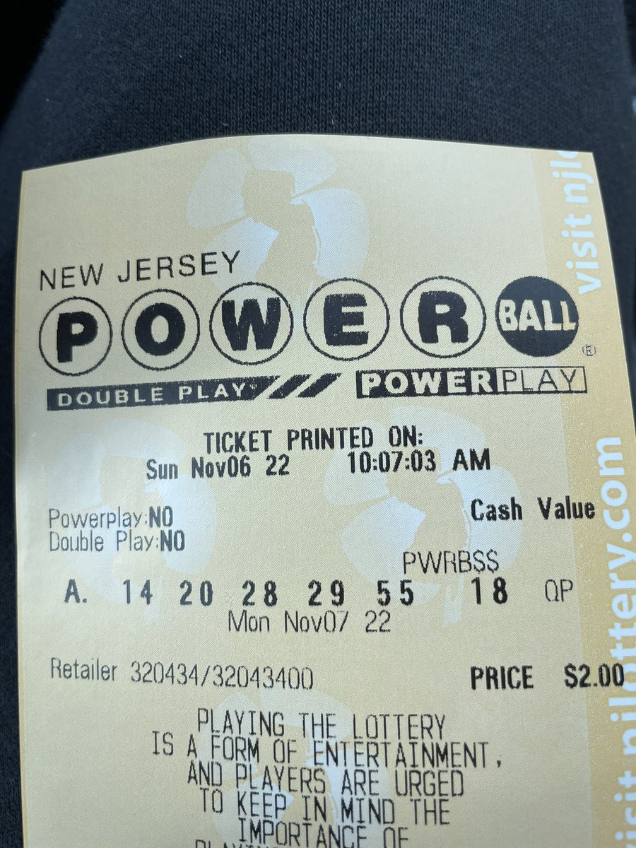 EataHoagie's tweet image. New 🎫 Ticket🚨
$1.9 BILLION Powerball goes off Monday💰 Sharing this ticket if we hit the top jackpot w/ anyone that does the following before the draw #freelottery #Giveaway #free
✔️-RT
✔️-Follows/likes
✔️-Tag 2 people
✔️-follow twitch account at
 twitch.tv/Eatahoagie
