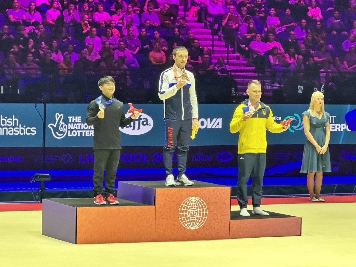ajayrawal77's tweet photo. Igor Radivilov from Ukraine takes bronze at the #WGC2022 https://t.co/ZuFcOcNI1l