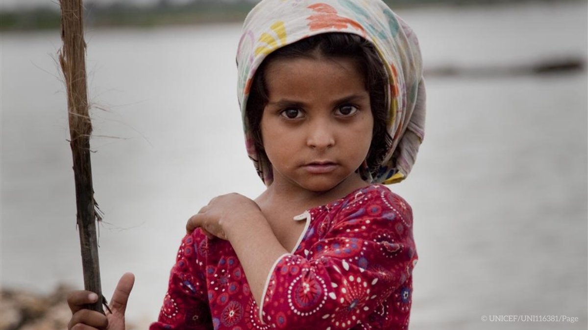 As world leaders unite at #COP27 for the next few days, a sobering reminder from South Asia — EACH one of the 616 million children living in this region is affected by at least ONE climate or environmental hazard, shock or stress.