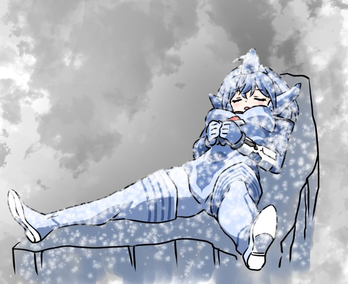 自分が床に伏せってる間、リリも眠っていたようだ…
#ダークネスヒールズ
#ウルトラマン 