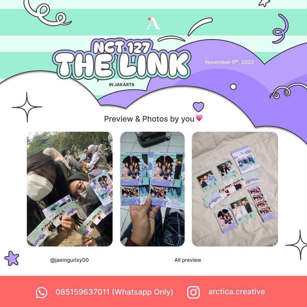 Terimakasih antusiasme teman teman MOA dan NCTzen dengan project freebies kita! 

#TheLinkinJKT 
#TXTinJKT