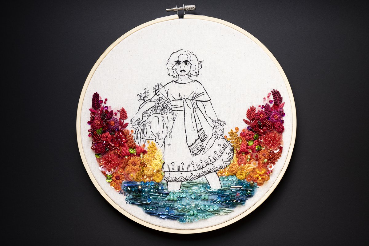 silvipeppers's tweet photo. Finished #embroidery for the amazing @heronfoot of her character Ibra! Thank you so, so, SO much! https://t.co/ht4UsQiwS9
