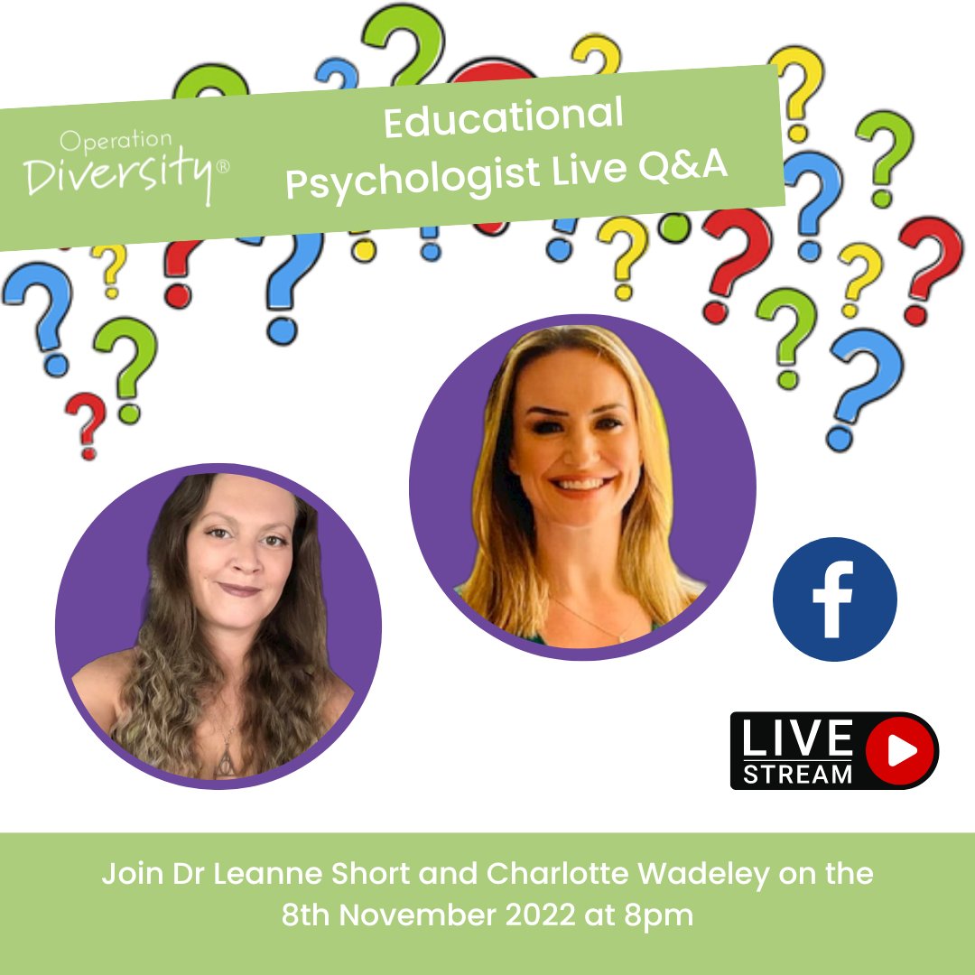 Meet your hosts for this Tuesday's live Q+A with an Educational Psychologist exclusively for Academy Members!
See you on the 8/11/22 at 8 pm! 

Not an Academy Member? Then head to the link below, sign up today, and reap all the benefits of being a member! 
ow.ly/ukal50Lqy7v