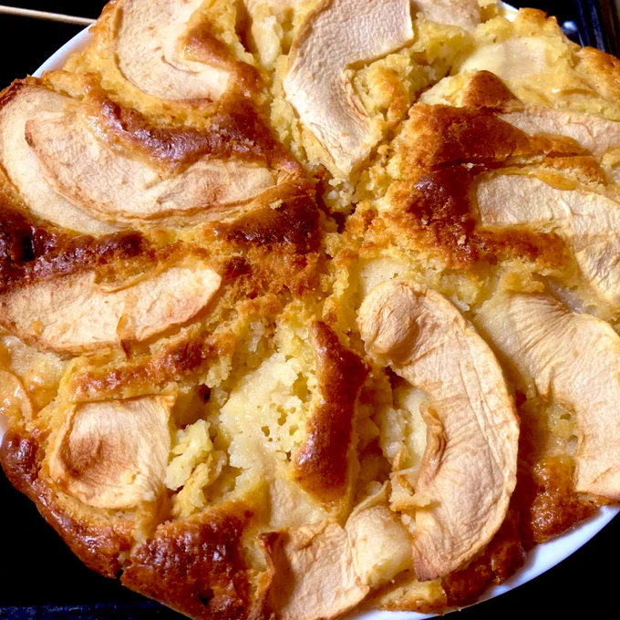 リンゴケーキ作った適当な割には美味しく出来ました! 