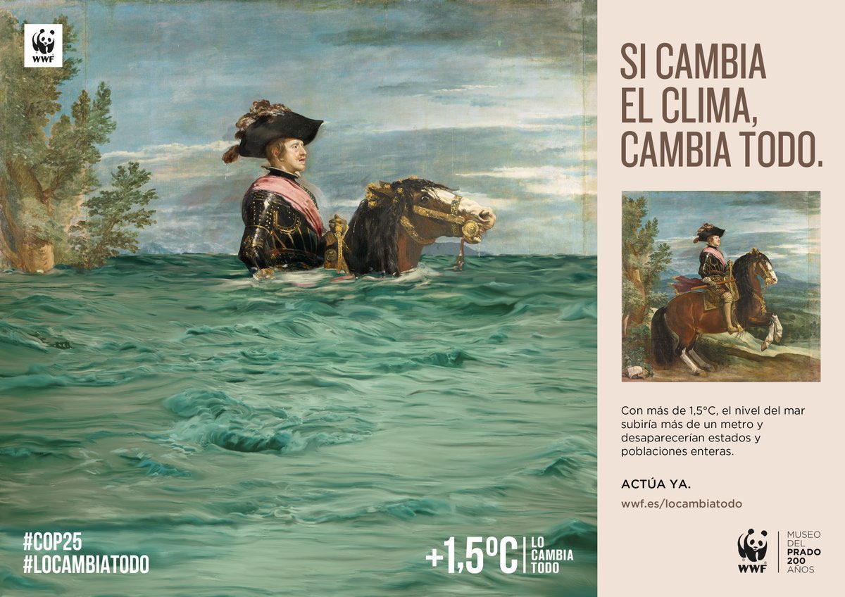 mmalbero's tweet photo. ¡No se puede ser más hábil! 
Ejemplo de reivindicación que llega lejos sin hacer daño. 

¡Bravo @museodelprado ! https://t.co/W5KFk8A4Fx