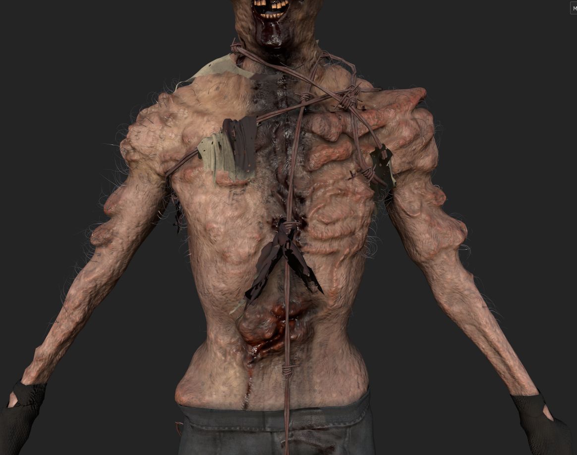 razzraziel's tweet photo. I'm not a 3D modeller but here is my take for a unique Clicker from The Last of Us. It is for a fan project. Stay tuned! https://t.co/U1Lu7WCHjy