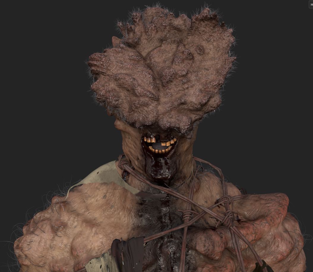 razzraziel's tweet photo. I'm not a 3D modeller but here is my take for a unique Clicker from The Last of Us. It is for a fan project. Stay tuned! https://t.co/U1Lu7WCHjy