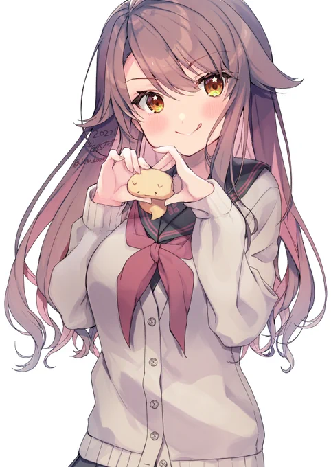 リハビリお絵かき「これ食べると画力あがるんだよ」 