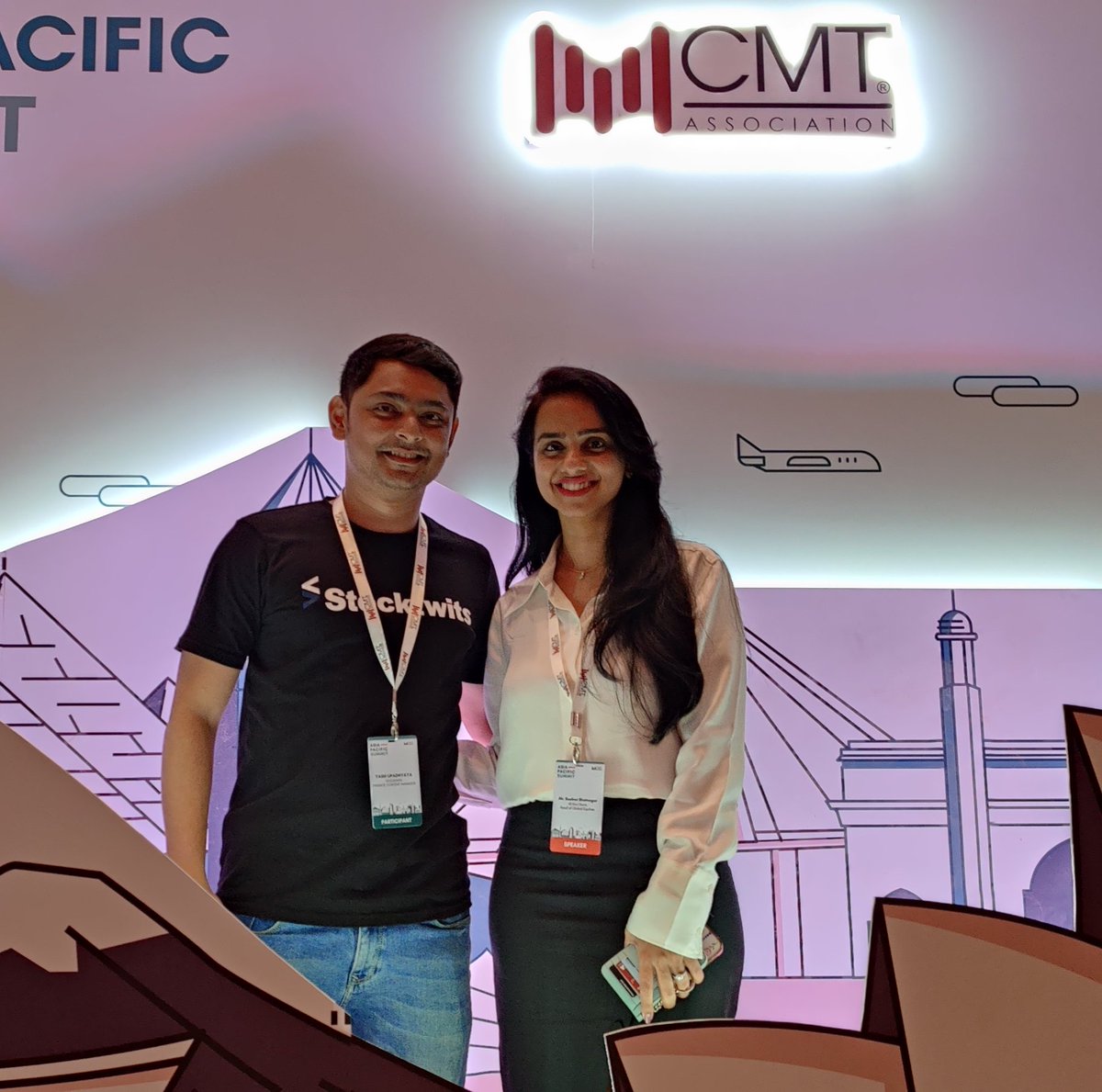 iYashUpadhyaya's tweet photo. Met some old friends after a very long time and new friends who were looooooooong overdue to catch up at the CMT summit #cmtapacsummit
Kudos to the whole team and all the esteemed speakers for an excellent event. You guys truly rock! https://t.co/11ZVdazvTZ