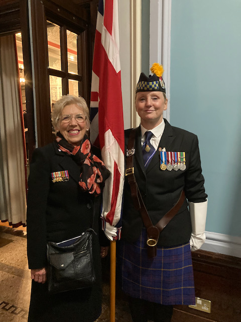 WarWidowsAssoc's tweet photo. We were in Dundee yesterday for Laying of the Crosses at City Churches in the morning, then rehearsals and muster for the Festival of Remembrance in Caird Hall in the evening. Organised by @LegionScotland - it was an emotional but wonderful day.
#LestWeForget #remembranceday2022 https://t.co/Z2uu2KzNV4