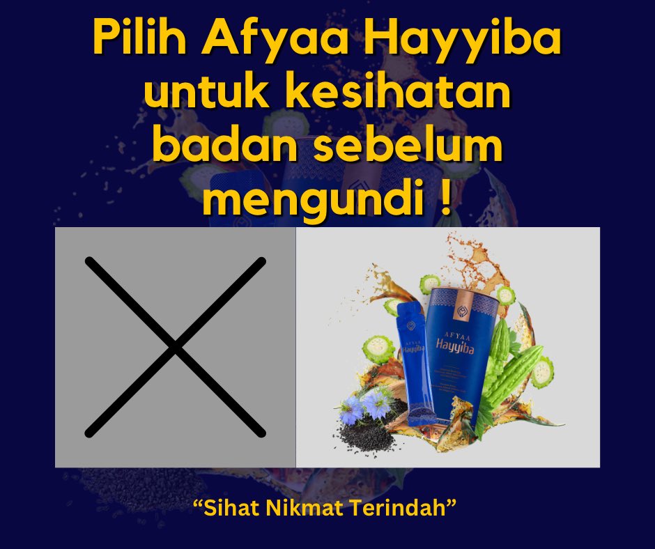 izsvo's tweet photo. PRU nak dekat ni, sempat lagi kalau nak order Afyaa Hayyiba 🤭

Kes covid tengah naik, nanti nak berkempen, nak mengundi. Protect badan dengan Hayyiba supaya anda tidak menjadi pembawa &amp; penerima penyakit nanti ! 💪🏻

#pru15 #CovidIsNotOver https://t.co/663lPtuZBV